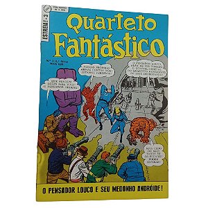 QUARTETO FANTASTICO nº 03 - ( ESTRÉIA ) Editora Ebal - ano 1970
