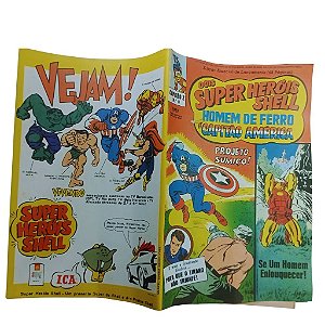 FAC SIMILE - DOIS SUPER-HEROIS / CAPITÃO Nº 0 - EBAL