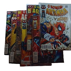 Kit Homem Aranha - Editora Abril - nºs 185 a 191