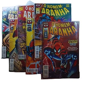 Kit Homem Aranha - Editora Abril - nºs 186 a 191