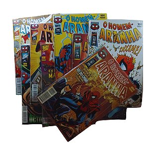 Kit Homem Aranha - Editora Abril - nºs 182, 185, 186, 188 ao 192