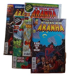 Kit A Teia do Aranha - Editora Abril -- nºs 115, 117, 118 e 120