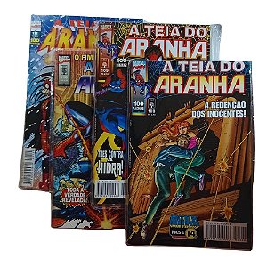 Kit A Teia do Aranha - Editora Abril - nºs 108 ao 111