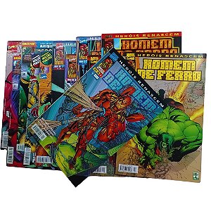 HEROIS RENASCEM HOMEN DE FERRO - Mini série em 12 parte completa - Ed Abril