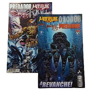 WITCHBLADE & ALIENS & DARKNESS & PREDADOR - 2 EDIÇÕES ESPECIAIS