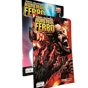 HOMEN DE FERRO ( MARVEL MILLENNIUM ) - mini série 2 volumes - Ed Panini