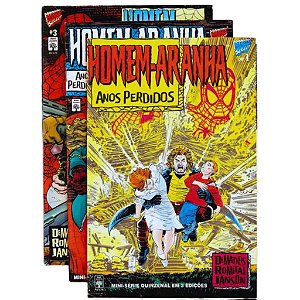 HOMEN-ARANHA ANOS PERDIDOS - mini série 3 volumes - Ed ABRIL