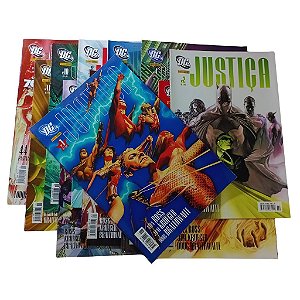 JUSTIÇA - MINI SÉRIE 12 Partes completa - PANINI