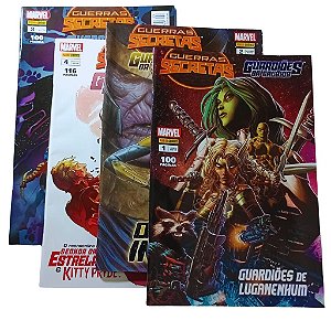 GUERRAS SECRETAS - GUARDIÕES DE LUGANENHUM - MINI SÉRIE EM 04 PARTES - PANINI