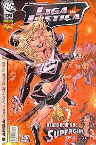 LIGA DA JUSTIÇA nº 109 - O Lado negro de Supergirl - Ed Panini