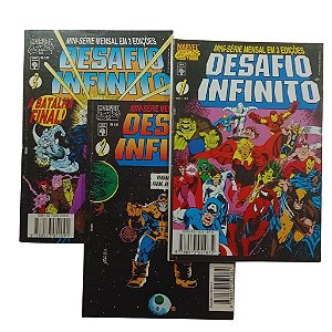 DESAFIO INFINITO - Mini série 3 edições - completa - Ed Abril