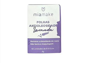 Folhas Anti-oleosidade Mia Make