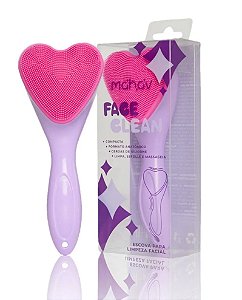 Escova Limpeza Facial Coração