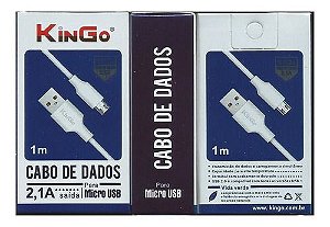 Cabo Dados E Carga Kingo Type-c 1m 2100mah