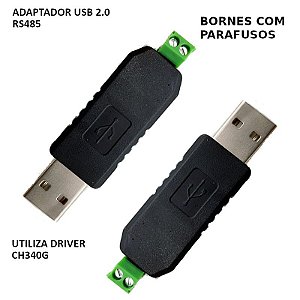 Módulo Conversor De Usb Para Serial Rs485 - 2 Pinos