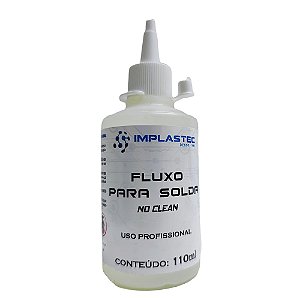 Fluxo Para Solda Incolor No Clean Frasco Implastec 110Ml