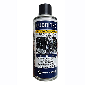 Lubritec Desengripante Aerossol Spray Lubrificante Implastec