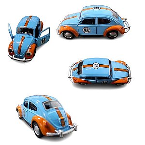 Miniatura Fusca Metal com Fricção Corrida 98 Abre Porta