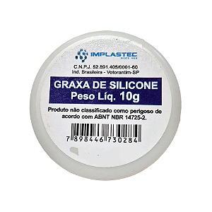 Graxa Silicone Dielétrica Lubrificante Alta Temperatura 10g