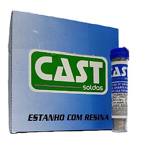 Estanho Para Solda Cast Tubo 25g Fio 1mm Original Liga 63/37