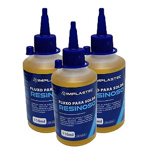 Kit Profissional Bancada: 3x Fluxo Solda Resinoso 110ml