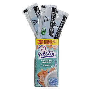 Pastilha Adesiva Sanitária 3x10g Marine
