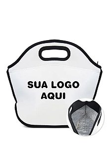 Bolsa /Lancheira Térmica de Neoprene com Viés 29x34cm