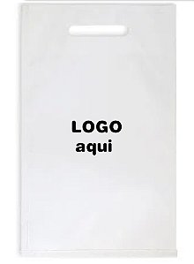 Sacola  em Poliéster Resinado Fosca - Vertical sem Alça 40x25cm