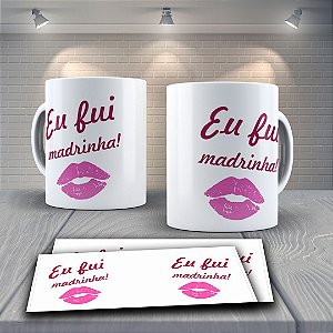 Caneca Casamento - Padrinho e Madrinha