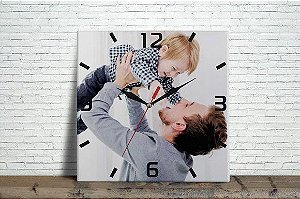 Relógio Azulejo Personalizado Com Foto