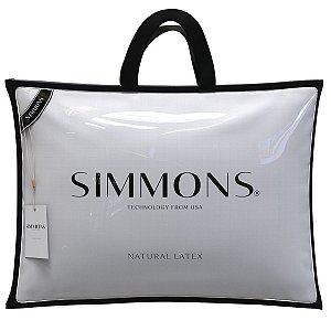 Travesseiro Látex Natural 50x70x14cm Simmons