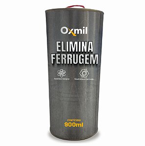 06.1 OXMIL ANTI FERRUGEM o verdadeiro eliminador da ferrugem ORIGINAL 900ml - 01 und