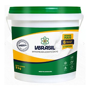 02.1 VBRASIL PÓ Impermeabilizante Hidrofugante de umidade 03 kg - 1 und