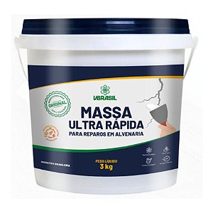 09.1 MASSA ULTRA RÁPIDA Secagem Rápida para acabamento 500gr - 01 und