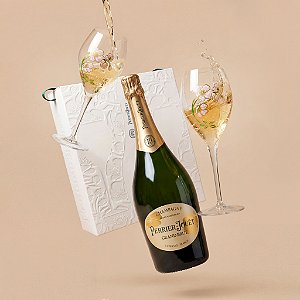 Kit Champagne Perrier Jouet Grand Brut com taças