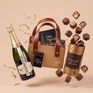 Cesta de Natal Merry Christmas - Chandon e Bites