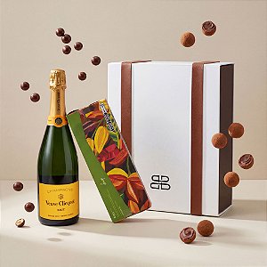 Kit Veuve Clicquot com Chocolates Brasilidade Dengo