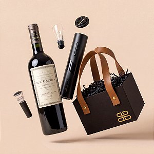 Kit Vinho DV Catena com Abridor de Vinho Elétrico