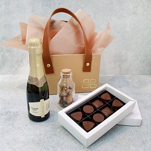 Kit Mini Chandon & Bombons Ganache