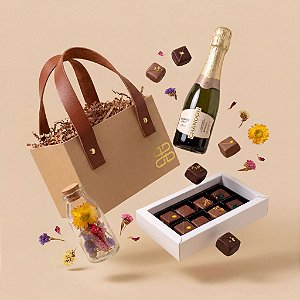 Kit Mini Chandon & Bombons Ganache