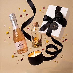 Kit Petit Freixenet, Flor e Vela