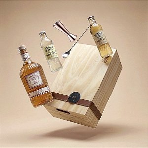 Kit Gin Single Fin Barrel Aged Wood Box Premium