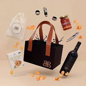 Kit Italiano Luccarelli Puglia, Sardella e acessórios de vinho