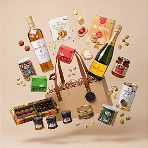 Kit Picnic Super Luxo Macallan 12, Veuve Clicquot & Desserts