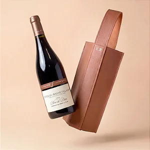 Kit Porta Vinho Personalizado & Vinho Côtes-du-Rhône