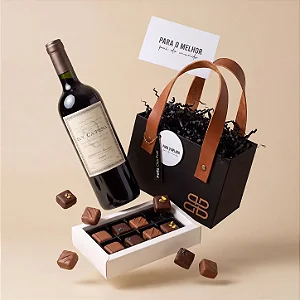 Kit Presente Pai Wine Lover: DV Catena e Cacau Noir