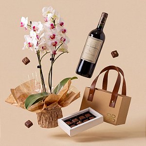 Kit Vinho D.V. Catena, Orquídea Branca & Chocolates