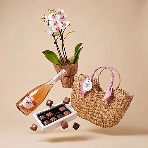 Kit Freixenet Rosé, Orquídea & Bolsa Resort