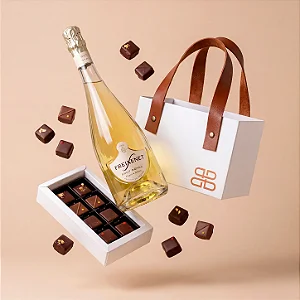 Kit Freixenet French Brut & Chocolates Finos