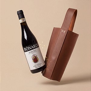 Kit Vinho Barolo Bonardi & Porta-Vinho Personalizado